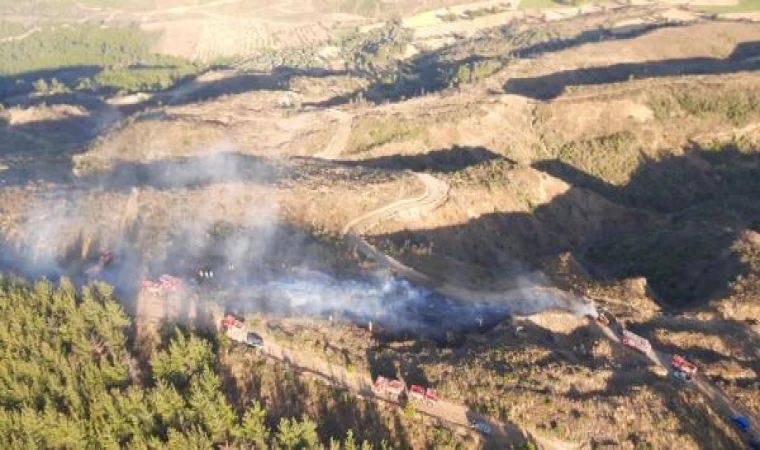 Çanakkale’de çıkan orman yangını kısa sürede kontrol altına alındı