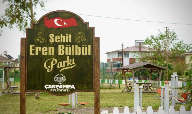 Çarşambaya Şehit Eren Bülbül Parkı