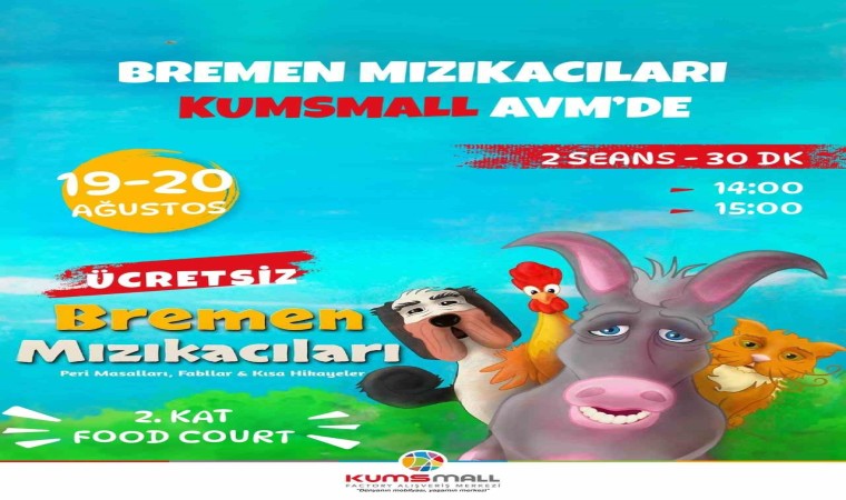 Çocuklar bu hafta da KUMSMALL AVMde olacak