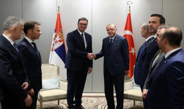 Cumhurbaşkanı Erdoğan, Sırbistan Cumhurbaşkanı Vucic ile görüştü