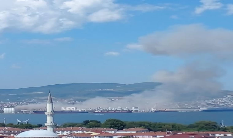 Derince Limanı’nda TMO silolarında patlama