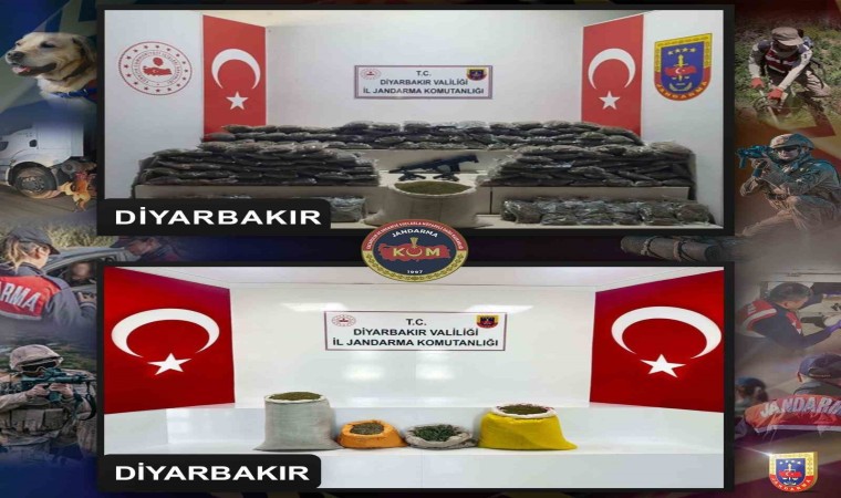 Diyarbakırda 315 kilo esrar ele geçirildi