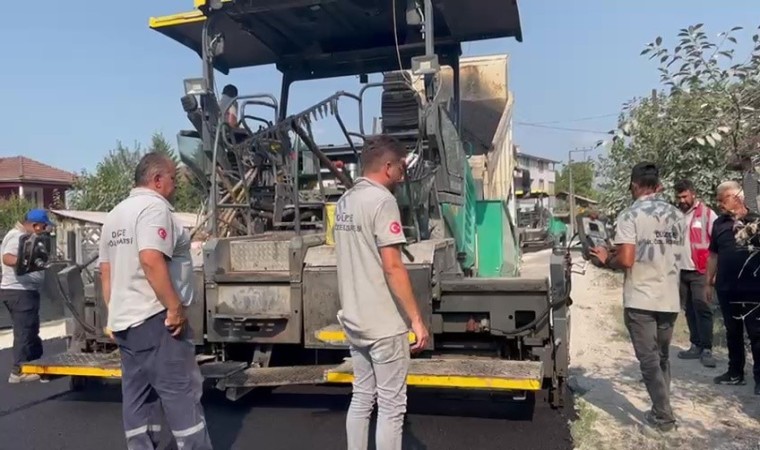 Düzcede 100 kilometre köy yolu asfaltlanacak