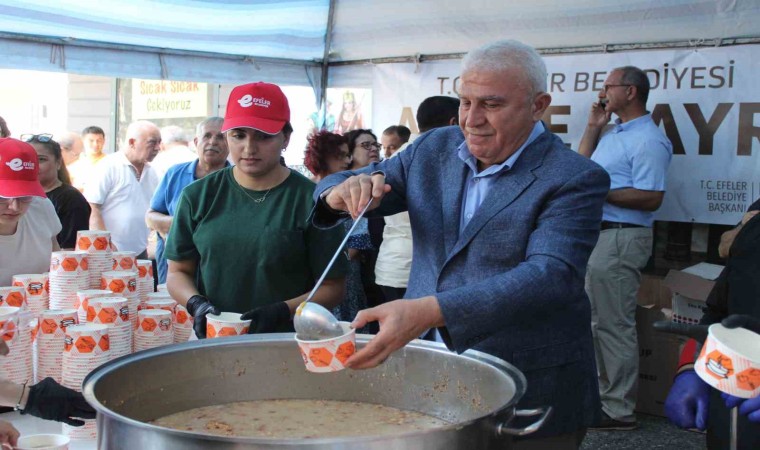 Efelerden 8 bin kişilik aşure hayrı