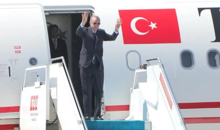 (Ek fotoğraflarla) Cumhurbaşkanı Erdoğan Macaristan’a gitti