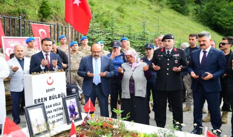 Eren Bülbül, şahadetinin 6’ncı yıl dönümünde kabri başında anıldı