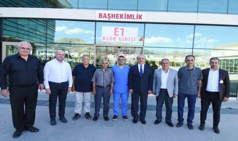 ERVAK tan Şehir Hastanesi Başhekimi Töre ziyaret