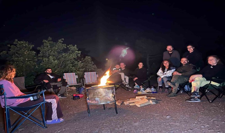 Eskişehirli vatandaşlar perseid meteor yağmurunun tadını çıkardı