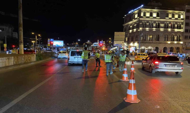 Galata Köprüsünde 40 gün sürecek bakım çalışmaları başladı