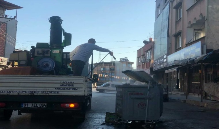 Gaziantepte sivrisinek ve karasineklere karşı ilaçlama çalışmaları devam ediyor