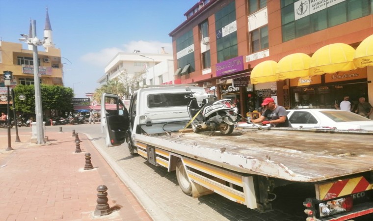 Gazipaşada motosiklet denetimleri arttı