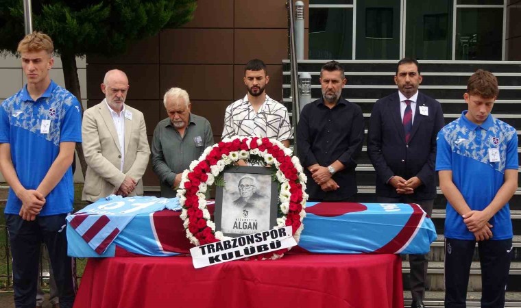 Hayatını kaybeden Trabzonsporun kurucularından Nizamettin Algan için tören düzenlendi