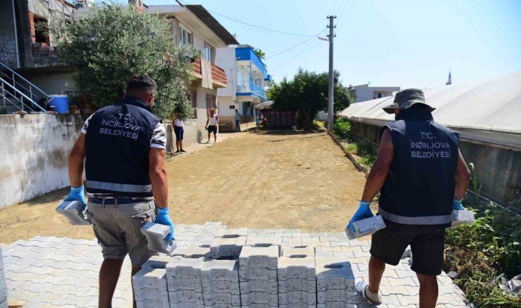 İncirliova Belediyesinin yol hamlesi sürüyor