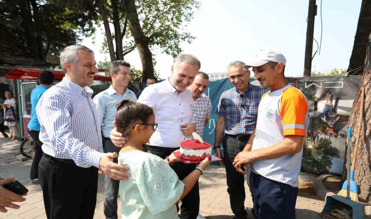 İnegölde ilk akıllı durak hizmete girdi