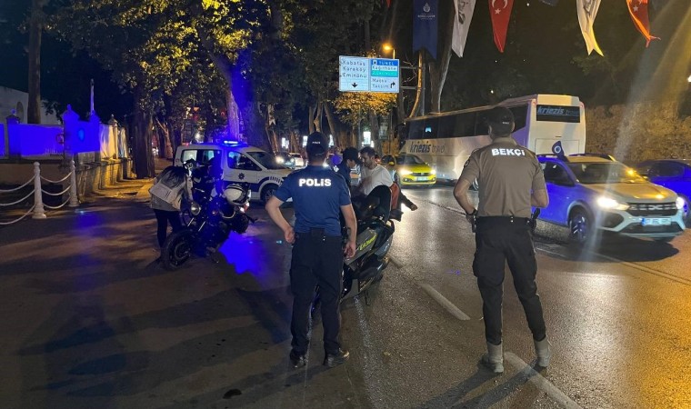 İstanbulda motosiklet sürücülerine yönelik asayiş uygulaması yapıldı