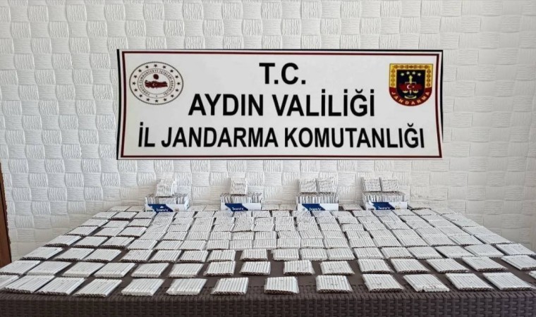 Jandarma ekiplerinden kaçak sigara operasyonu