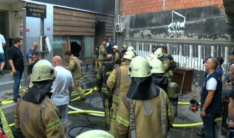 Kadıköy’de korku evinde yangın