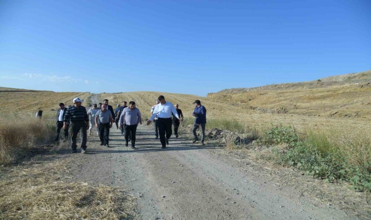 Kahramankazan Belediye Başkanı Oğuz, hafriyat döküm sahalarını gezdi