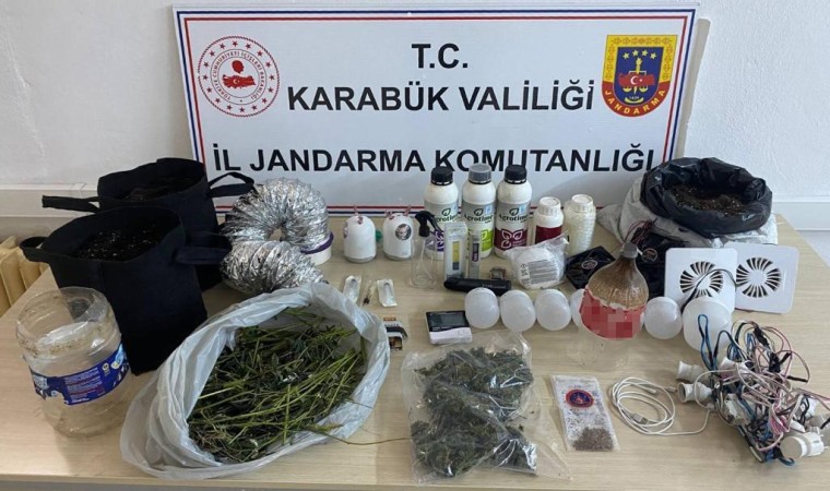 Karabükte jandarmadan uyuşturucu operasyonu