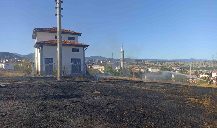 Kastamonuda korkutan ot yangını