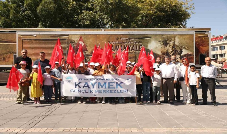 KAYMEKin minik öğrencileri Çanakkale ruhunu yaşadı