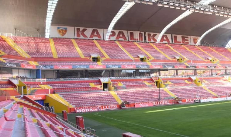 Kayserispor-Galatasaray maçının oynanacağı stadyum hazır hale getirildi