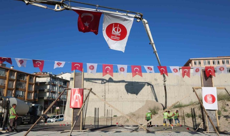 Keçiörende yeni kapalı spor salonunun temelleri atıldı