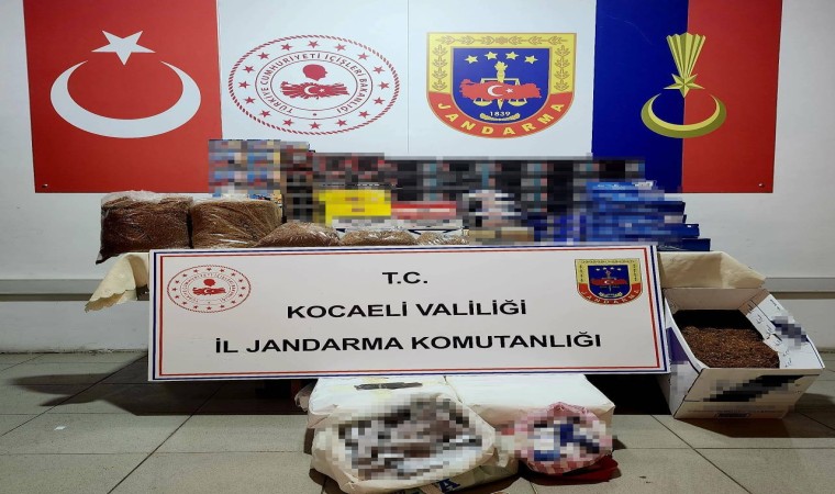 Kocaelide 7 bin 180 dolu ve boş makaron ele geçirildi