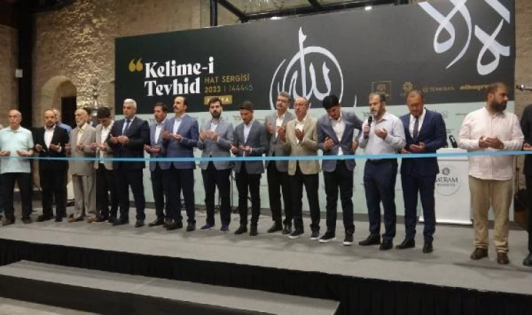 Konya’da ’Kelime-i Tevhid Hat Sergisi’ açıldı