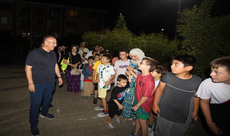 Korucukta çocuk sineması etkinliğine yoğun ilgi