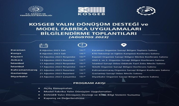 KOSGEBden yalın dönüşüm desteği