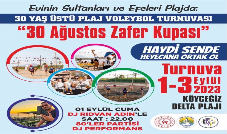 Köyceğizde Plaj Voleybol Turnuvası gerçekleştirilecek