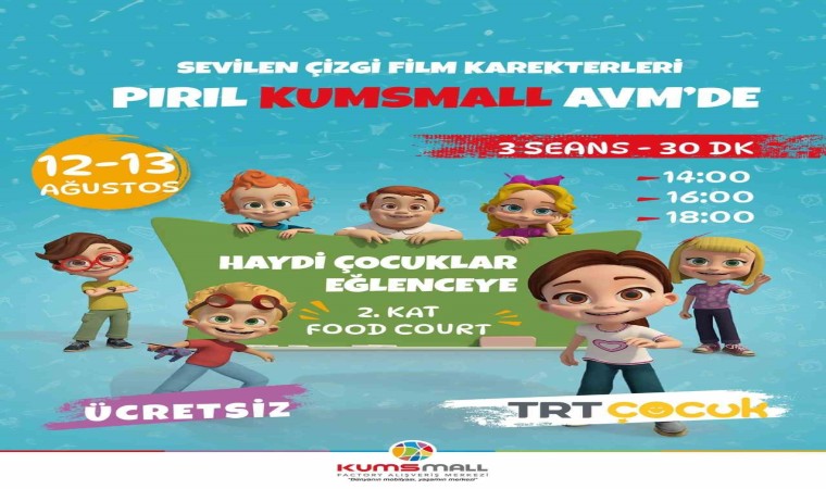 KUMSMALL AVMden çocuklara bir armağan daha