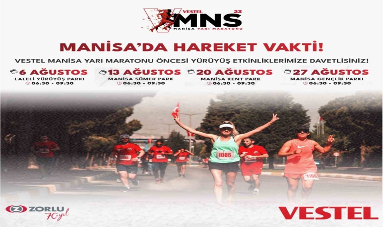 Manisalıları spora teşvik için yürüyüş etkinlikleri gerçekleştirilecek