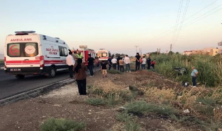 Mardin’de hafif ticari araç şarampole devrildi: 5 yaralı