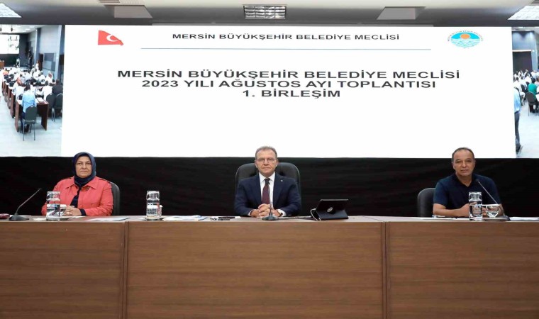 Mersin Büyükşehir Belediyesi Meclis Toplantısı yapıldı