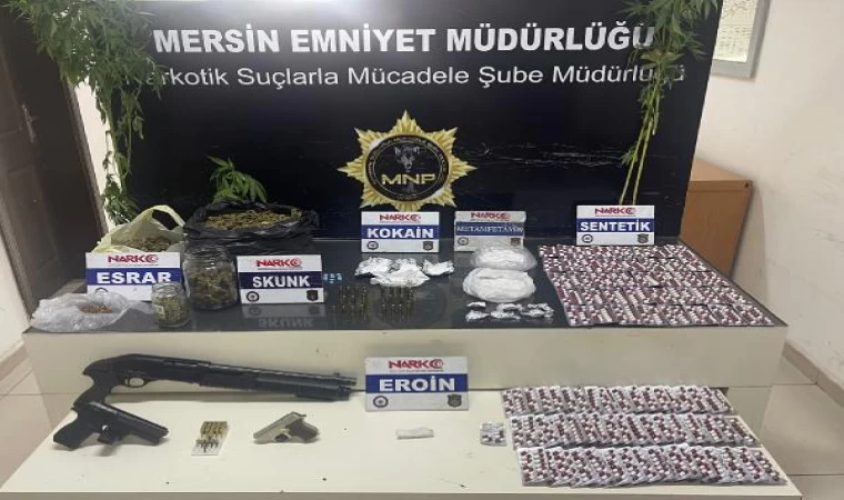 Mersin’de uyuşturucu satıcılarına şafak operasyonu; 28 gözaltı (2)