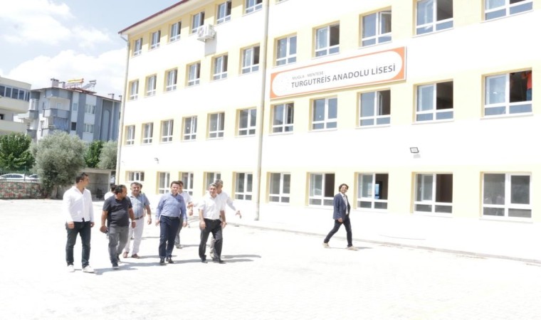 Muğla Turgutreis Anadolu Lisesi yeni görünümüne kavuştu