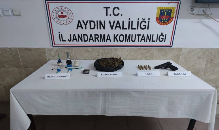 Nazillideki evde uyuşturucu madde ele geçirildi