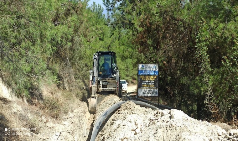 O mahalledeki içme suyu sıkıntıları çözüme kavuşuyor