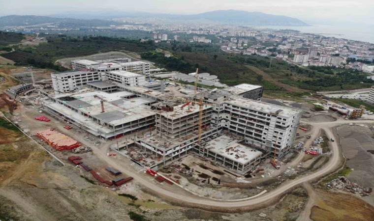 Ordu Şehir Hastanesi yükseliyor: İnşaatı yüzde 71e ulaştı