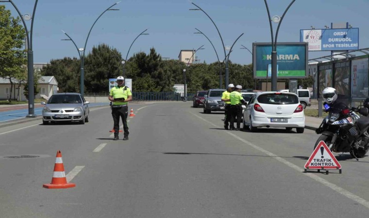 Orduda bir haftada 14 bin araç denetlendi