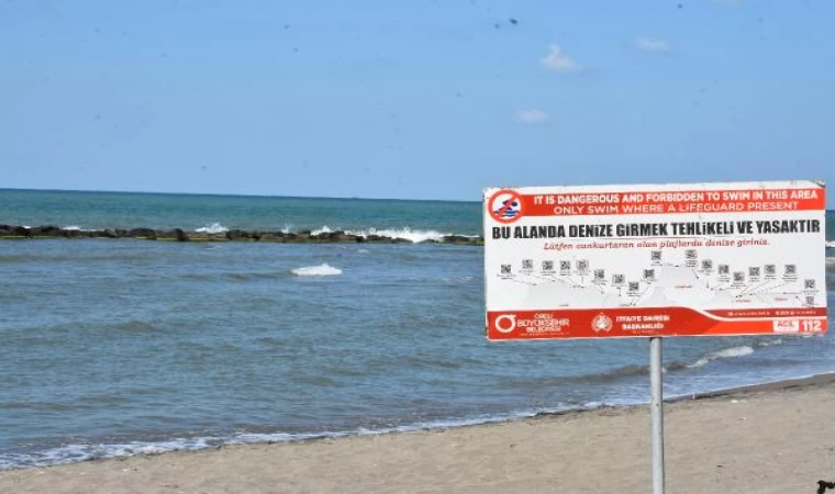 Ordu’da yasak alanda denize giren 2 kadın, boğuma tehlikesi geçirdi