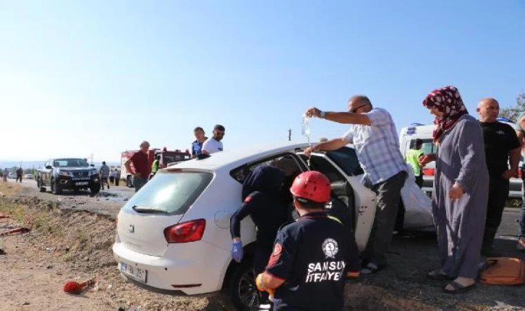 Otomobiller çarpıştı; uzman çavuş hayatını kaybetti, 3’ü çocuk, 7 yaralı