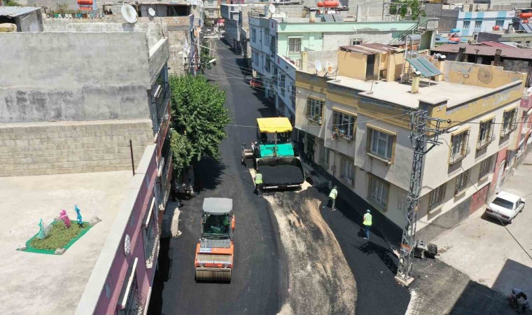 Şahinbeyde asfalt çalışmaları sürüyor