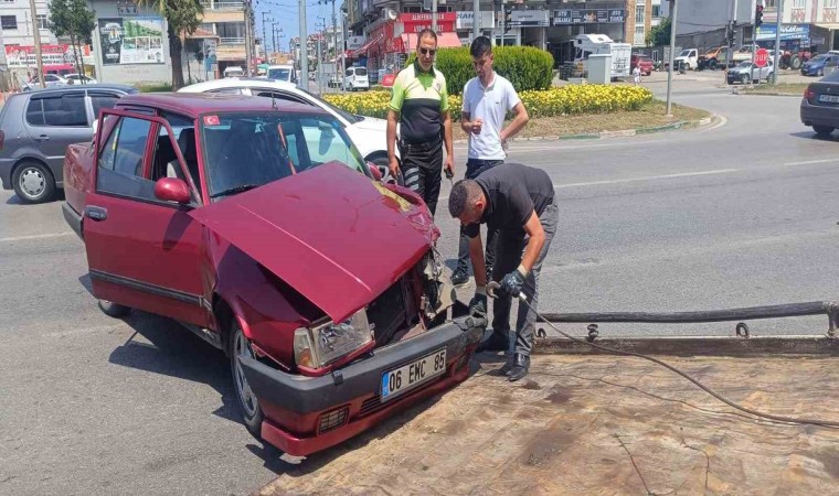 Samsunda trafik kazası: 1 yaralı