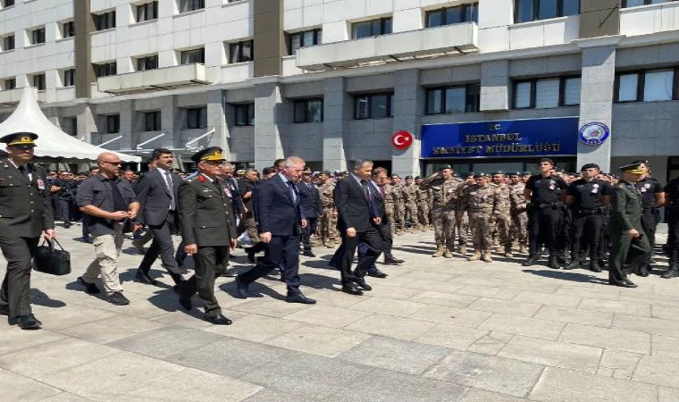 Şehit Hakan Telli için İstanbul Emniyet Müdürlüğü’nde tören düzenlendi 