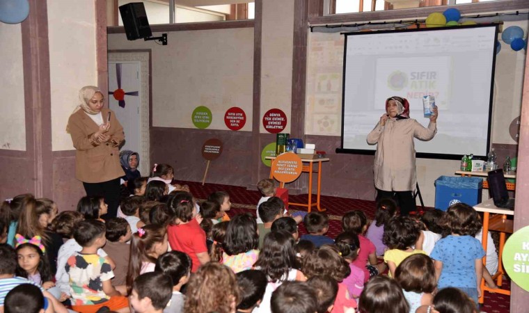 Selçuklu Belediyesinden cami ve Yaz Kuran kurslarında sıfır atık eğitimi