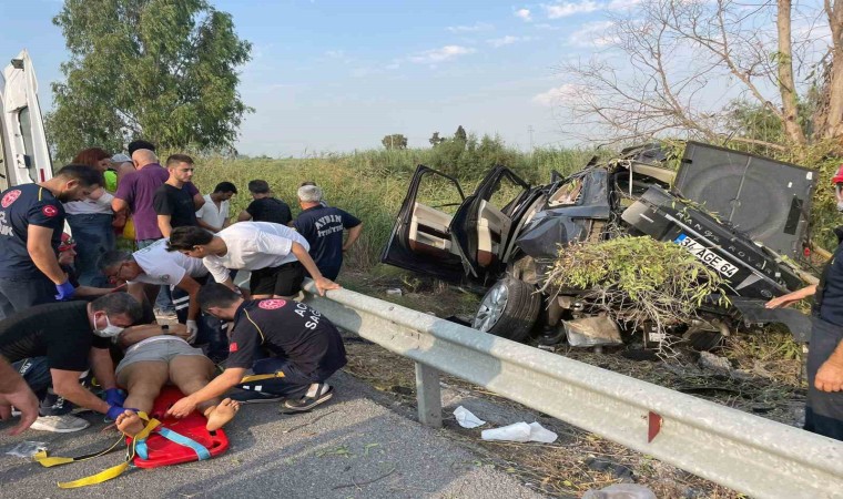 Sökede trafik kazası; 1i ağır 6 yaralı