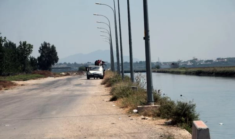 Sulama kanalına düşen Yaprak, kayboldu